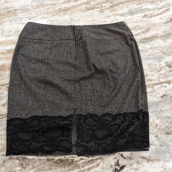 Maurices houndstooth lace skirt - Picture 2 of 5